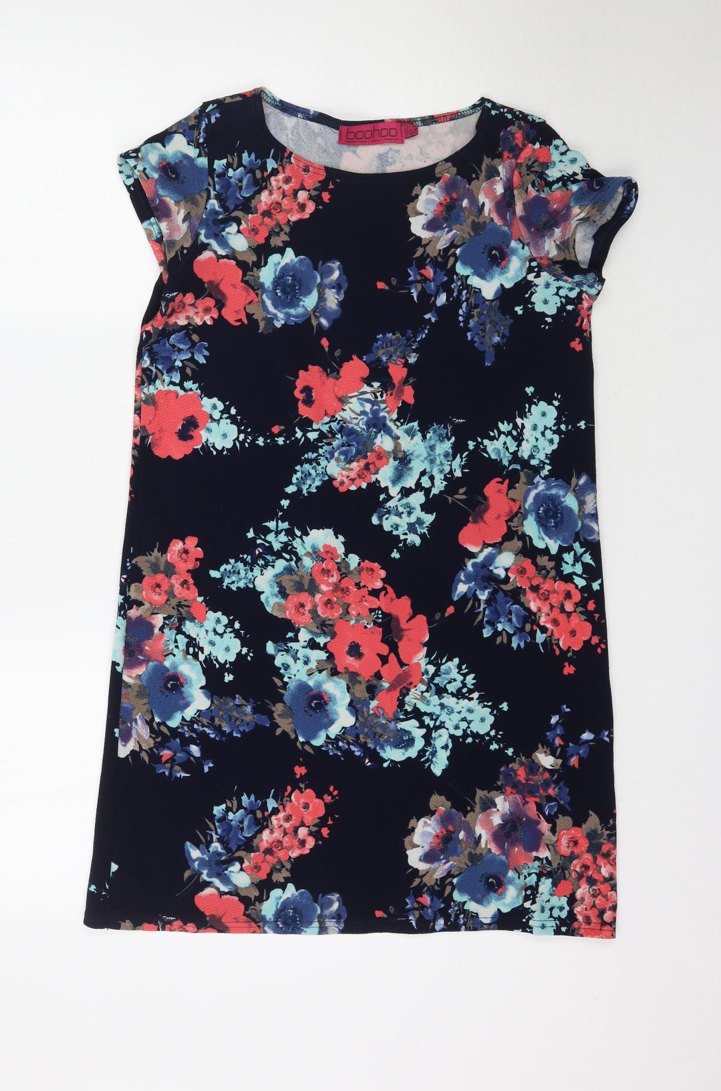 Boohoo Womens Multicoloured Floral  Mini  Size 10
