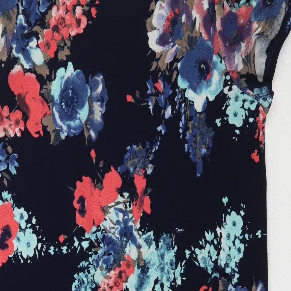 Boohoo Womens Multicoloured Floral  Mini  Size 10