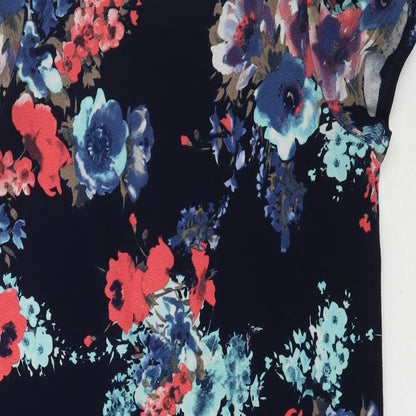 Boohoo Womens Multicoloured Floral  Mini  Size 10