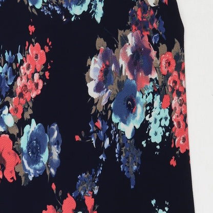 Boohoo Womens Multicoloured Floral  Mini  Size 10