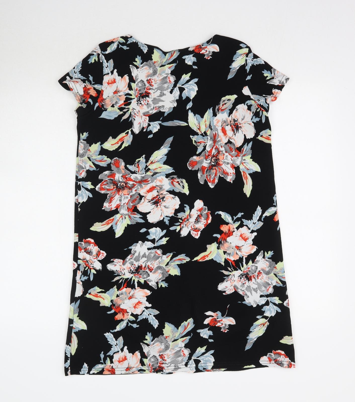 Boohoo Womens Multicoloured Floral  Mini  Size 10