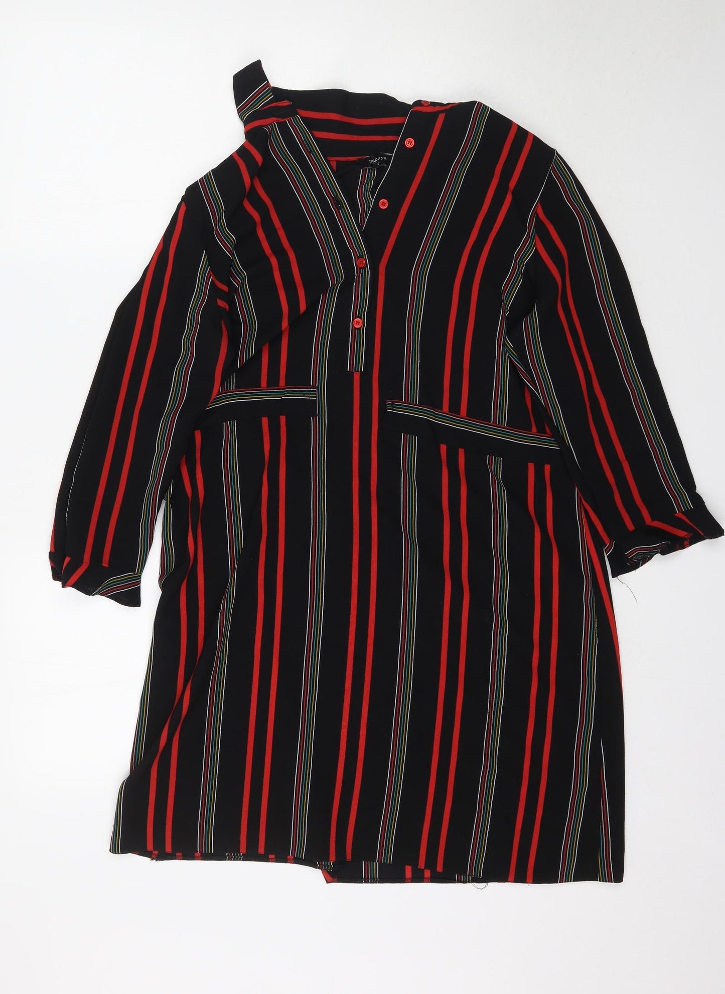 Matalan Womens Multicoloured Striped  Sheath  Size 12