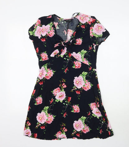 New Look Womens Multicoloured Floral  Mini  Size 10