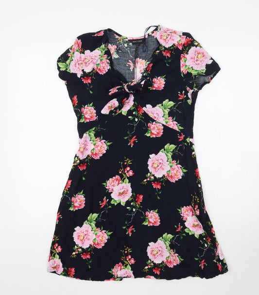 New Look Womens Multicoloured Floral  Mini  Size 10