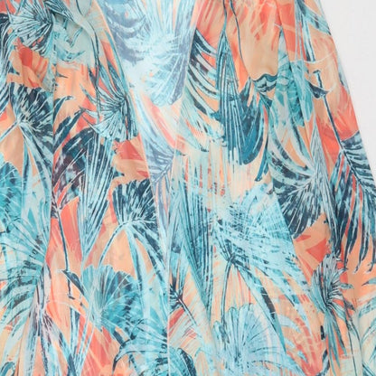 Boohoo Womens Multicoloured Floral  Cardigan Jumper Size S  - Light cover up