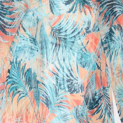 Boohoo Womens Multicoloured Floral  Cardigan Jumper Size S  - Light cover up