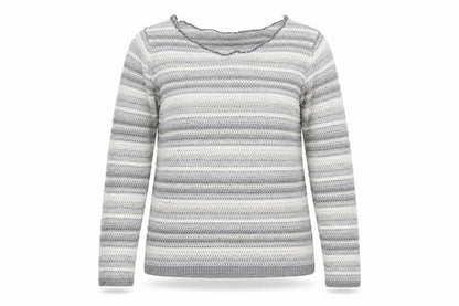 Womens UK Size 16 Preworn Grey Pullover Jumper