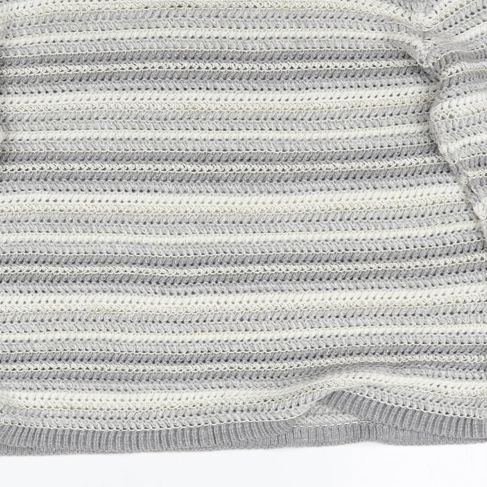 Womens UK Size 16 Preworn Grey Pullover Jumper