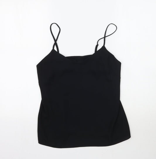 Womens UK Size 10 NEXT Black Camisole Blouse