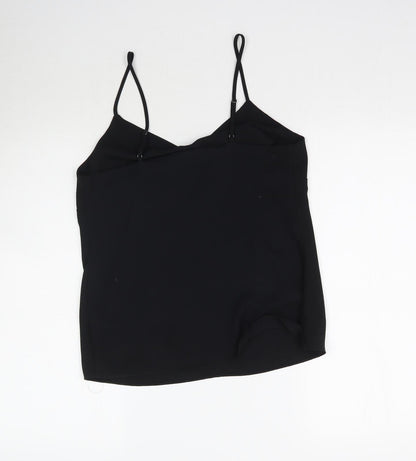 Womens UK Size 10 NEXT Black Camisole Blouse