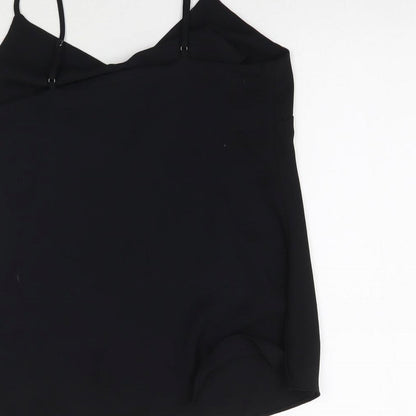 Womens UK Size 10 NEXT Black Camisole Blouse