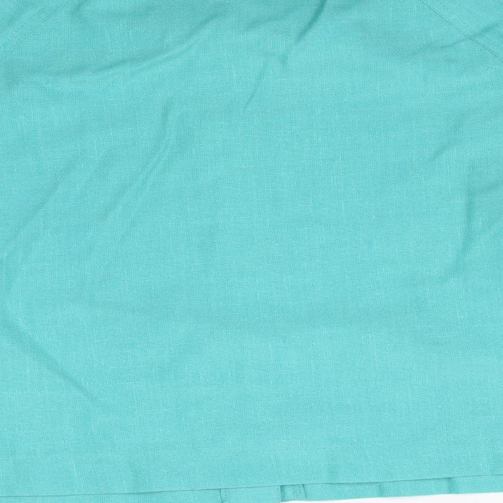 Whim! Womens Blue   Basic Button-Up Size 14