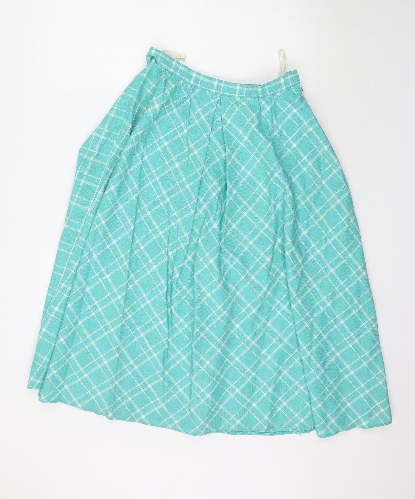 Whim! Womens Green   A-Line Skirt Size 14  - Mint Green / Blue
