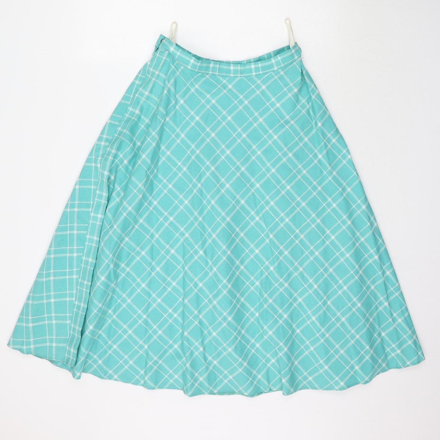Whim! Womens Green   A-Line Skirt Size 14  - Mint Green / Blue