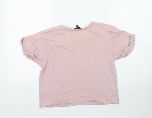 New Look Womens Pink   Basic T-Shirt Size 6