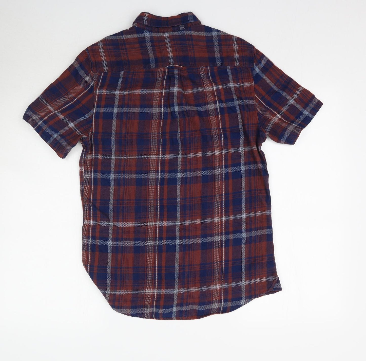 Mens UK Size S Burton Multicoloured  Button-Up Short Sleeve Casual Shirt