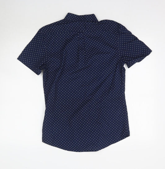 Burton Mens Blue    Button-Up Size S
