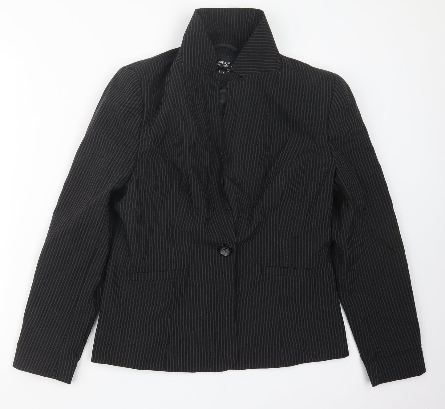 Womens UK Size 14 Papaya Black Jacket