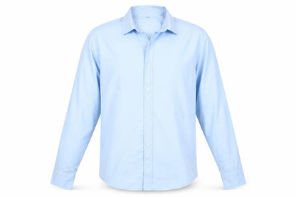 Mens UK Size L Preworn Blue  Button-Up Long Sleeve Casual Shirt
