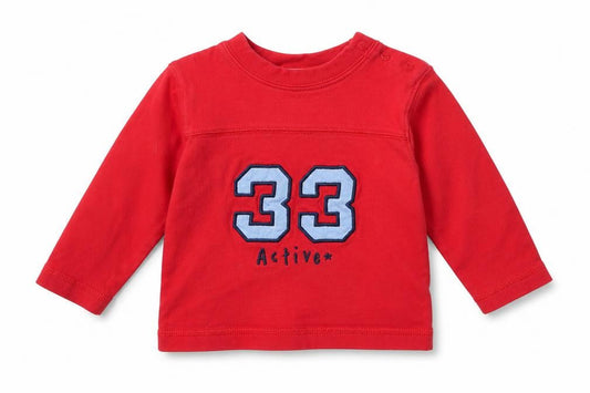 Ladybird Boys Red   Pullover Jumper Size 6-9 Months