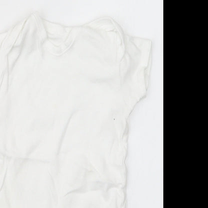 George Baby White   Babygrow One-Piece Size 12-18 Months