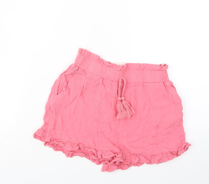 TU Girls Pink   Boyfriend Shorts Size 7 Years