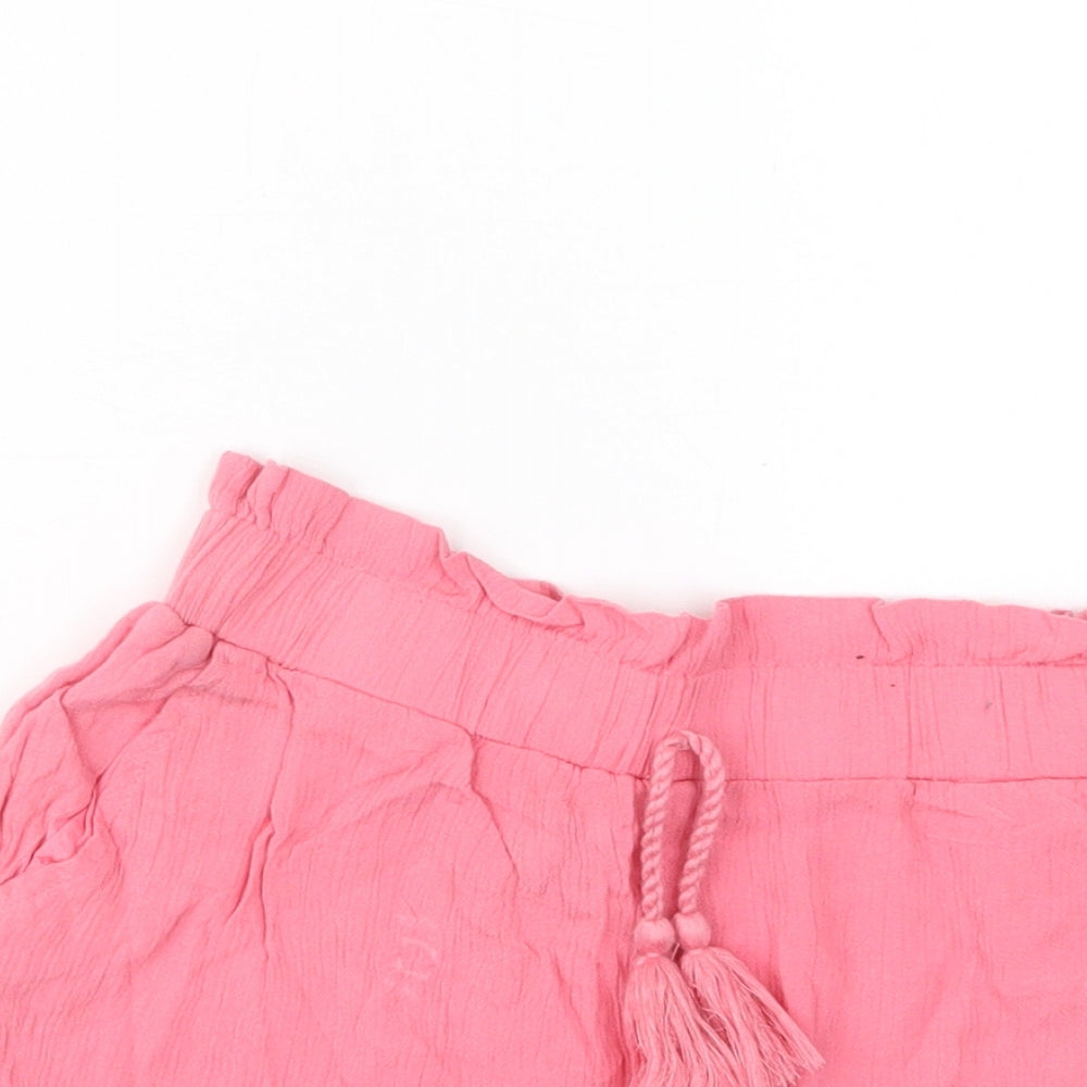 TU Girls Pink   Boyfriend Shorts Size 7 Years