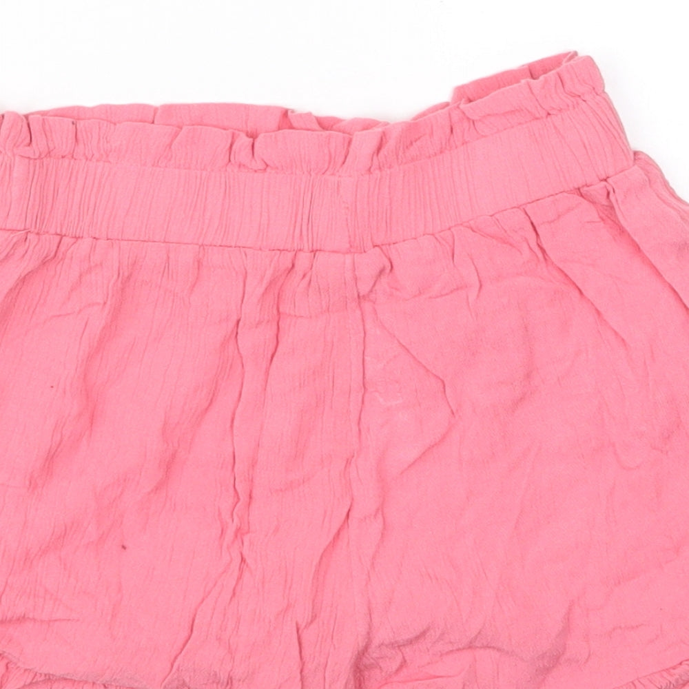 TU Girls Pink   Boyfriend Shorts Size 7 Years