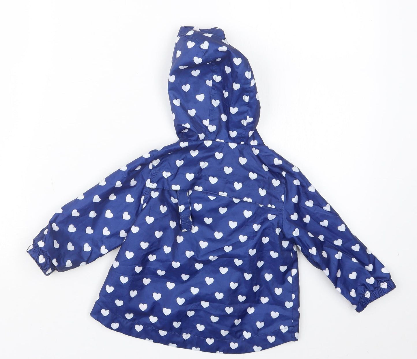 Mini Club Girls Blue Geometric  Jacket  Size 6-9 Months