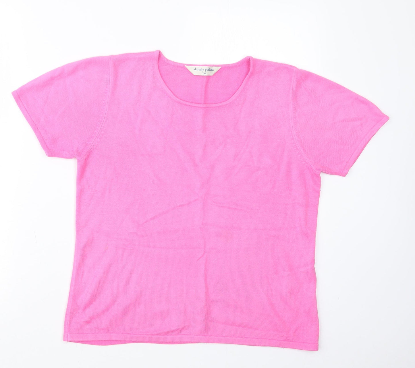 Womens UK Size 14 Dorothy Perkins Pink Pullover Jumper