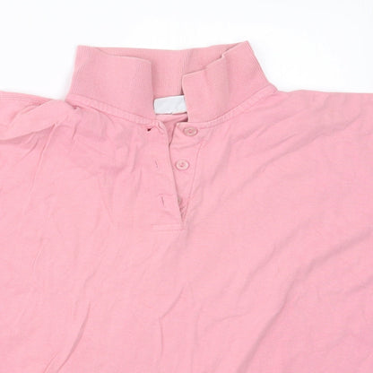 Compliments Mens Pink    Polo Size L