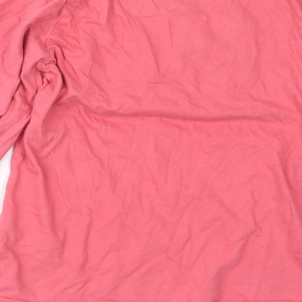 Primark Womens Pink Geometric  Top Pyjama Top Size 6  - Winnie the Pooh