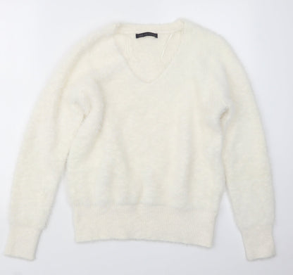 Womens UK Size M Marks and Spencer Ivory Pullover Jumper