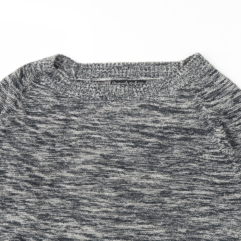 Womens UK Size M Originals Knitwear Grey Pullover Jumper