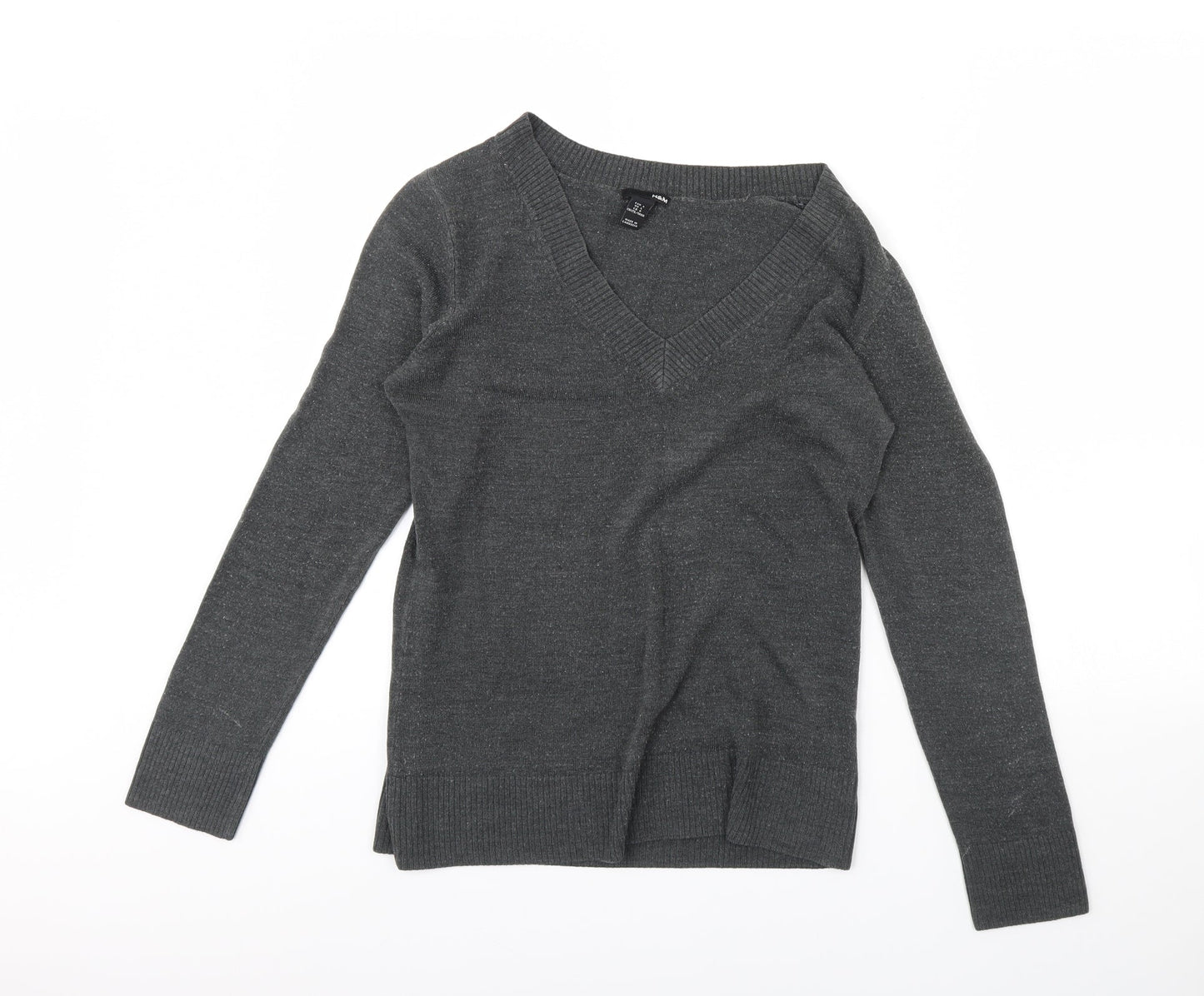 H&M Mens Grey   Pullover Jumper Size L