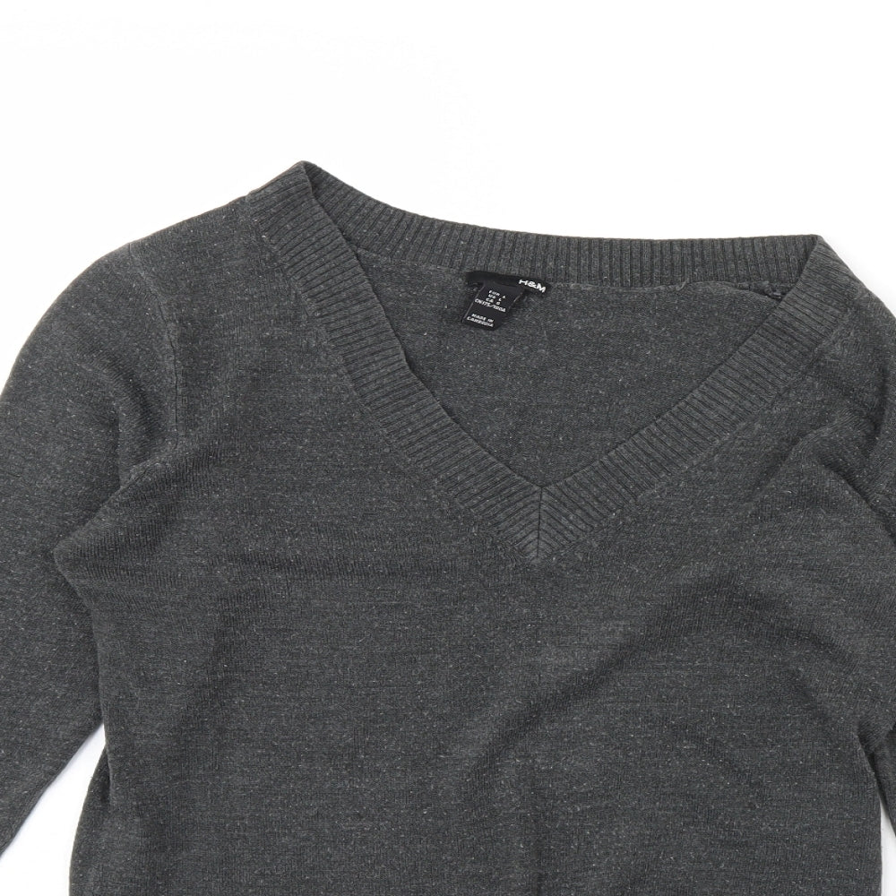 H&M Mens Grey   Pullover Jumper Size L