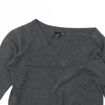 H&M Mens Grey   Pullover Jumper Size L