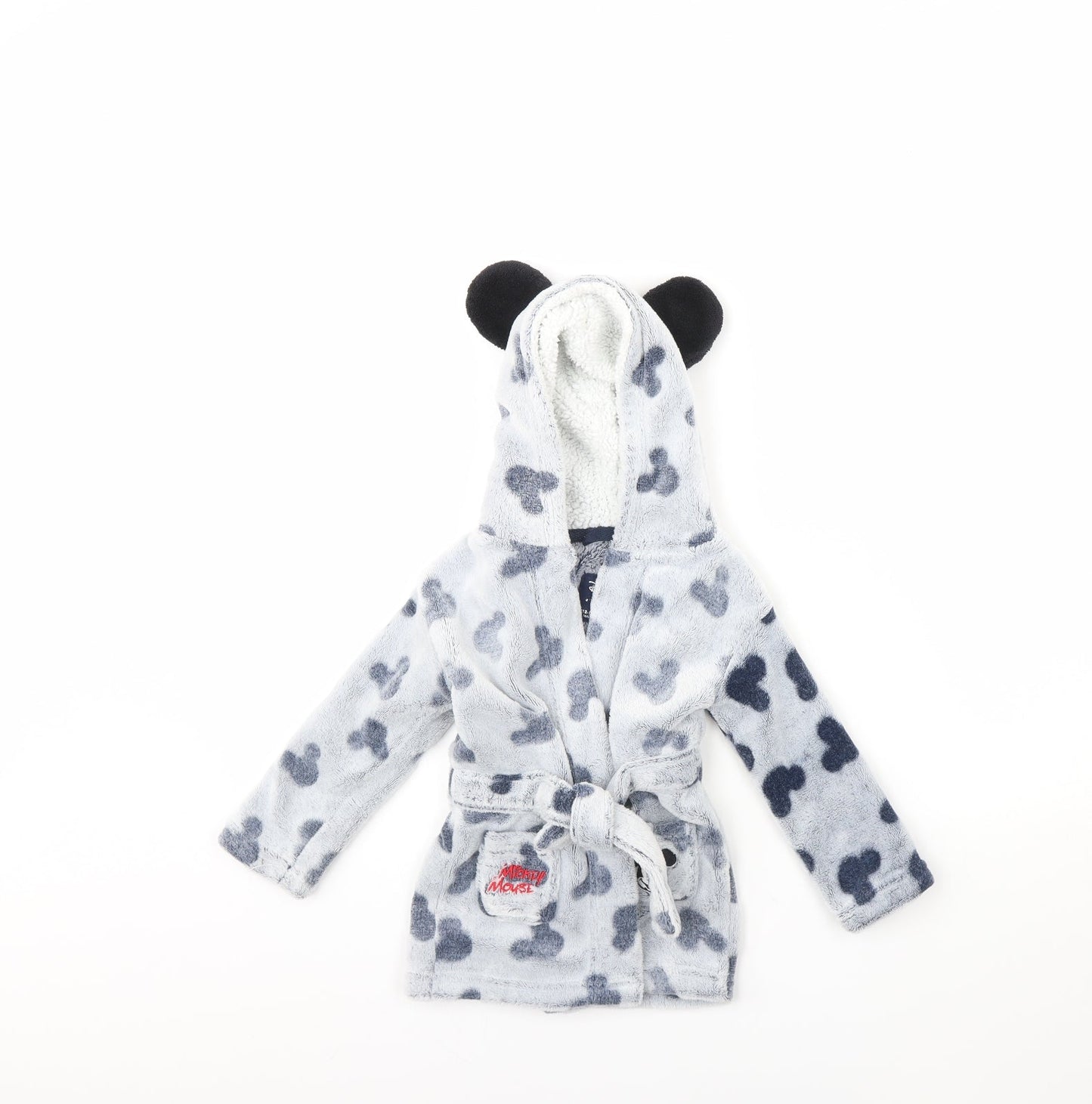 Disney Baby Blue Spotted  Cami Gown Size 12-18 Months  - signs of wear
