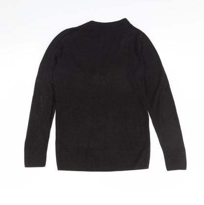 Womens UK Size M H&M Black Pullover Jumper