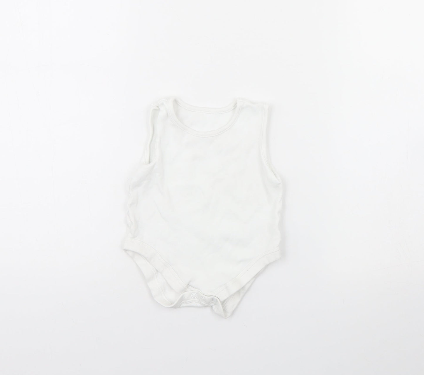 George Baby White   Babygrow One-Piece Size 18 Months