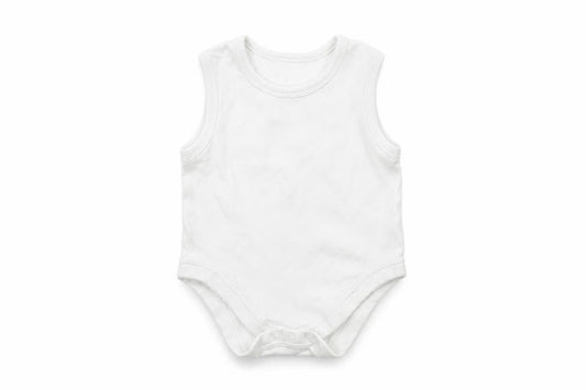 Front view of George Baby White Babygrow One-Piece, size 18, Months