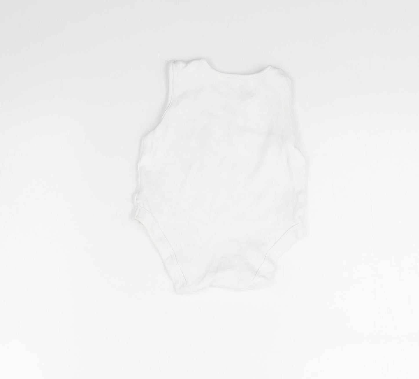 George Baby White   Babygrow One-Piece Size 18 Months