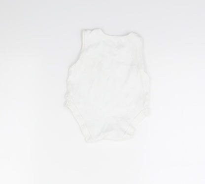 George Baby White   Babygrow One-Piece Size 18 Months