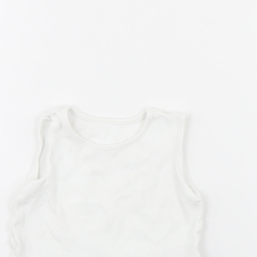 George Baby White   Babygrow One-Piece Size 18 Months