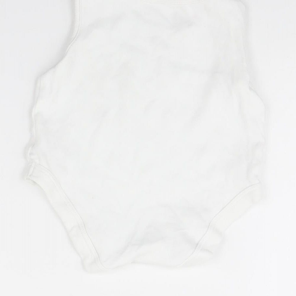George Baby White   Babygrow One-Piece Size 18 Months