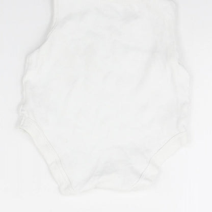 George Baby White   Babygrow One-Piece Size 18 Months