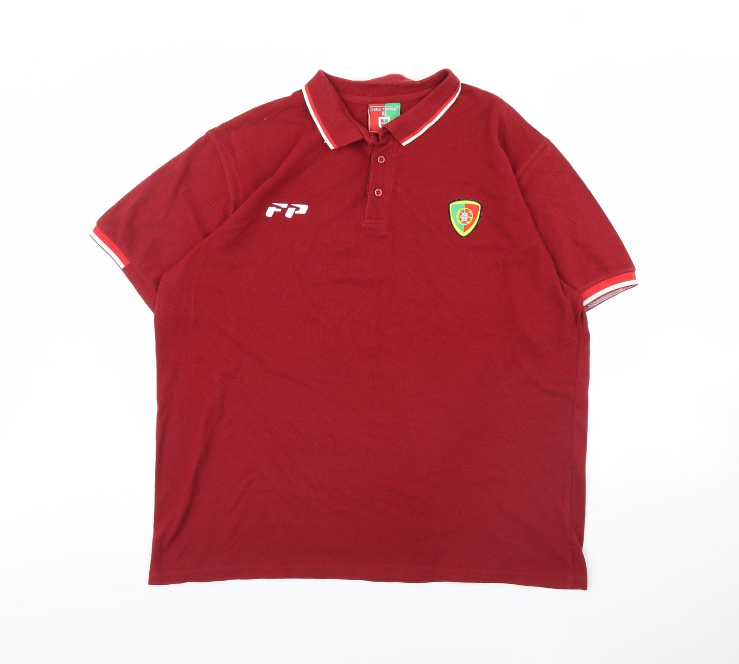 Forca Portugal Mens Red    Polo Size XL
