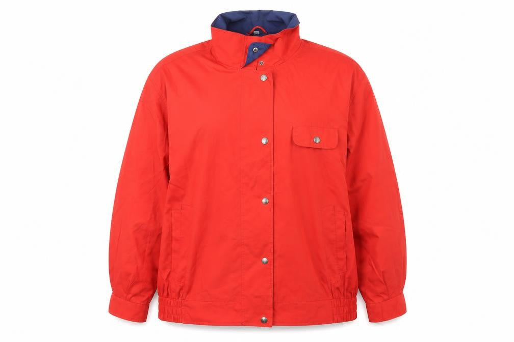 Womens UK Size 18 Telemac Red Rain Coat
