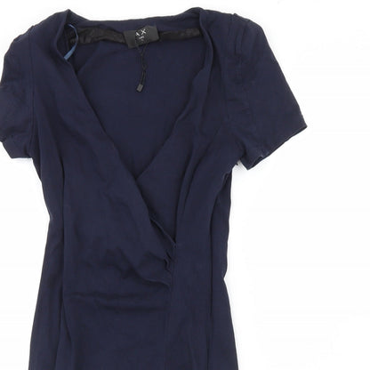 AX Paris Womens Blue   Bodycon  Size 10  - Shoulder Pads