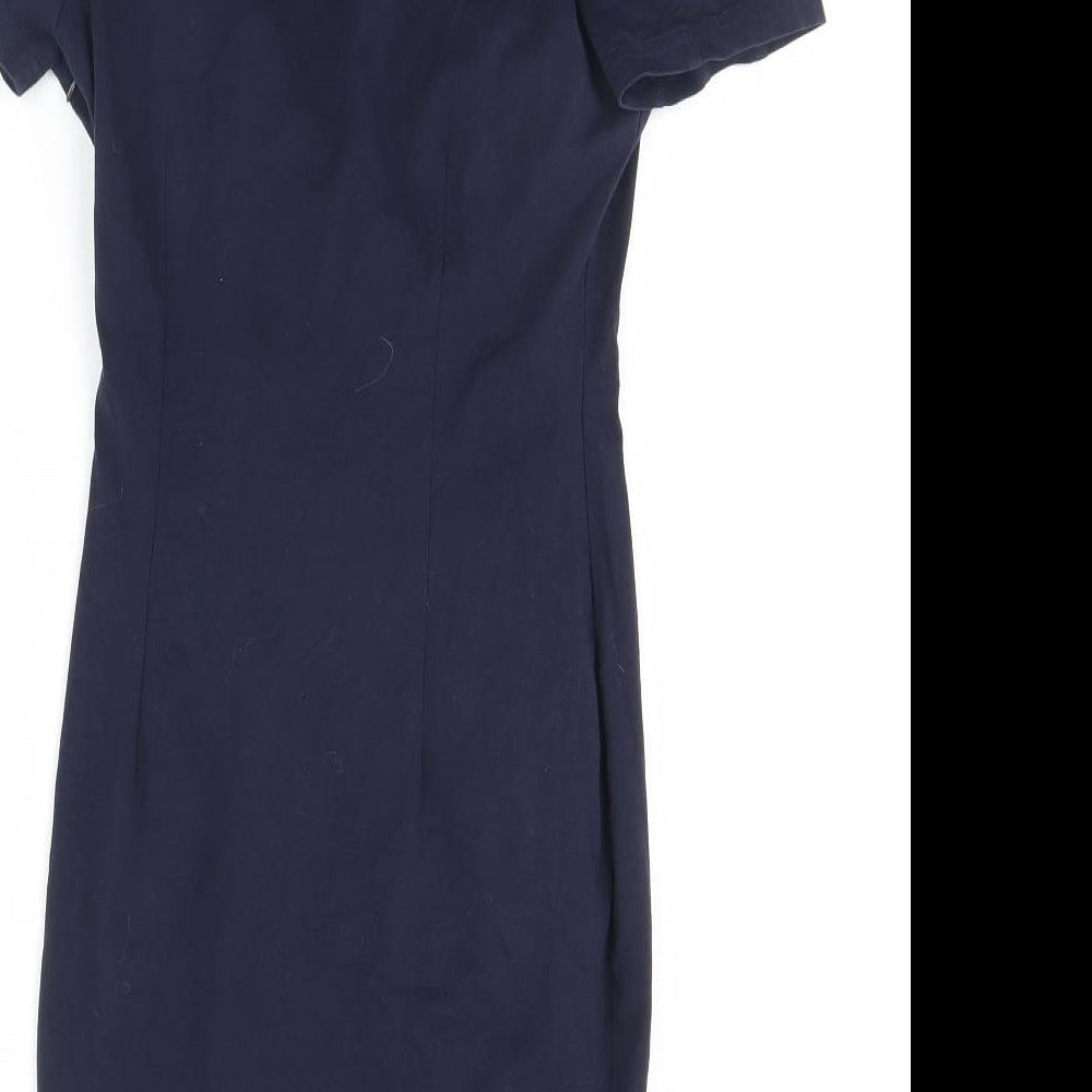 AX Paris Womens Blue   Bodycon  Size 10  - Shoulder Pads